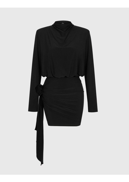 Greta Siyah Kadın Elbise