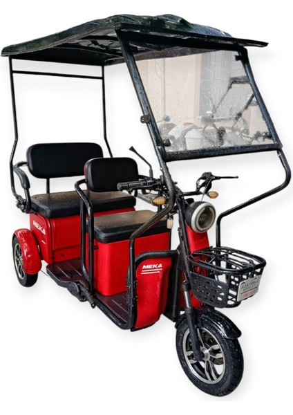 3 Tekerlekli Elektrikli 2 Kişilik Modellere Uyumlu Kabin