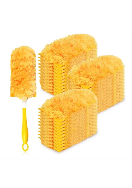Swiffer Toz Bezi Yedekleri Için 30 Paket 360 Toz Bezi Yedekleri, Görev Toz Bezi Seti Tek Kullanımlık Toz Bezi Yedekleri 1 Saplı Turuncu Sarı (Yurt Dışından)