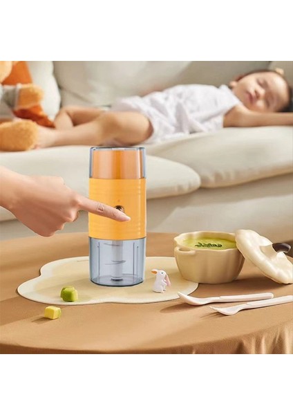 Mini Mutfak Robotu Sebze, Et, Meyve ve Kuruyemişler Için Çift Başlı Elektrikli Gıda Parçalayıcı Kuru Islak Ayırma Beyaz (Yurt Dışından) fiyatları