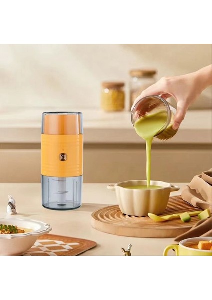 Mini Mutfak Robotu Sebze, Et, Meyve ve Kuruyemişler Için Çift Başlı Elektrikli Gıda Parçalayıcı Kuru Islak Ayırma Beyaz (Yurt Dışından) modelleri