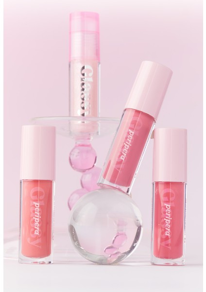 Dudaklara Dolgun ve Işıltılı Görünüm Sunan Gloss PERIPERA Ink Glasting Lip Gloss (13 Get Happy)