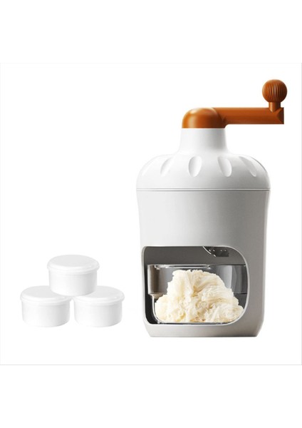 Kar Konisi Makinesi Kılavuzu, Kar Külahları Için Buz Kırıcı, Ev Için Traşlanmış Buz Makinesi Makinesi, 3 Kutu Smoothie ile (Yurt Dışından)