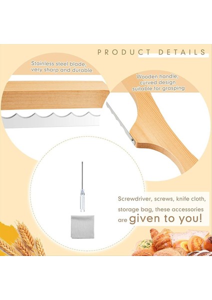 Ahşap Ekmek Yay Bıçağı Ekmek Dilimleme Ahşap Saplı Ekmek Dilimleme Ev Yapımı Ekmek Ekşi Mayalı Ekmek Kesici (Yurt Dışından) modelleri