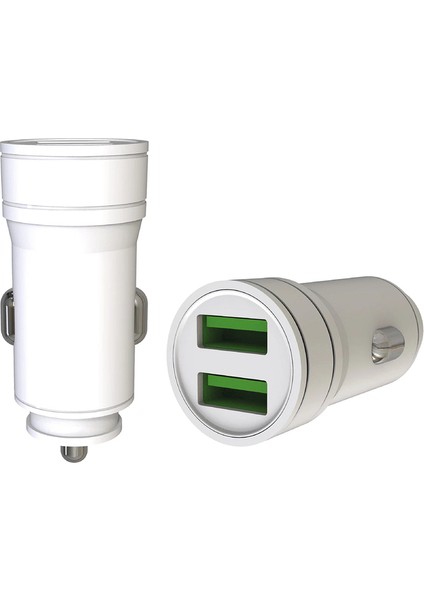 Araç Şarj Cihazı Başlık Çakmaklık Uyumlu 2 Adet USB Girişli Şarj Başlığı fiyatları