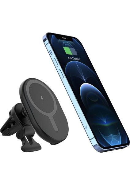 15W Wireless Araç Içi Şarj Cihazı Araç Içi Telefon Tutucu Hızlı Şarj Telefon Tutucu Magnetic