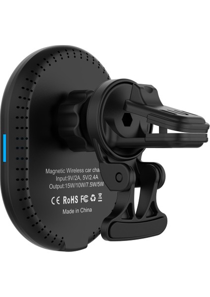 15W Wireless Araç Içi Şarj Cihazı Araç Içi Telefon Tutucu Hızlı Şarj Telefon Tutucu Magnetic fırsatları