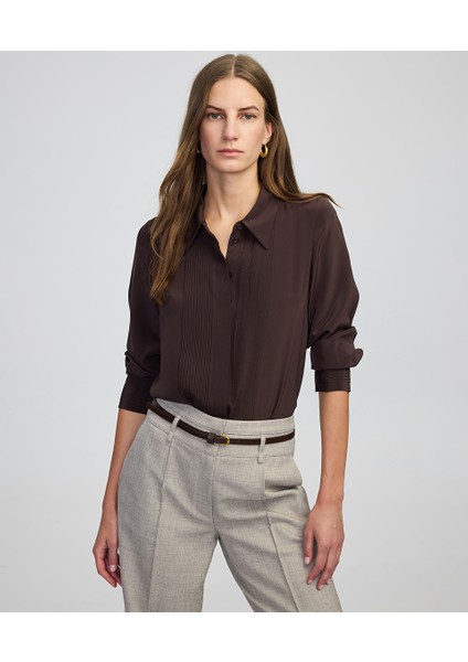 Nervürlü Ipek Gömlek IW6250025120074
