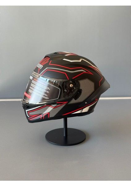 WS-602 Güneş Gözlüklü Full Face Kask (Şeffaf Vizörlü) Matt Black K1 (602) fiyatları