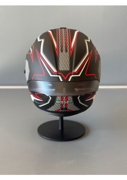 WS-602 Güneş Gözlüklü Full Face Kask (Şeffaf Vizörlü) Matt Black K1 (602) indirimleri