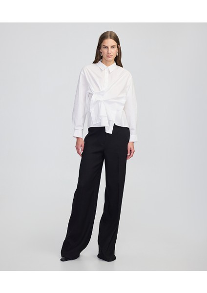Asimetrik poplin gömlek IW6250025124002 fırsatları