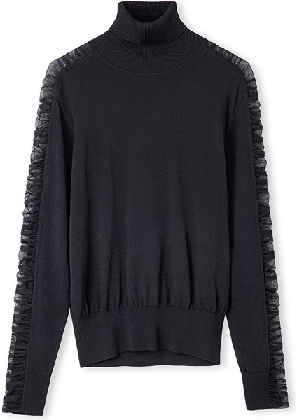 Tül Mix Balıkçı Yaka Triko IW6250050058001 indirimleri