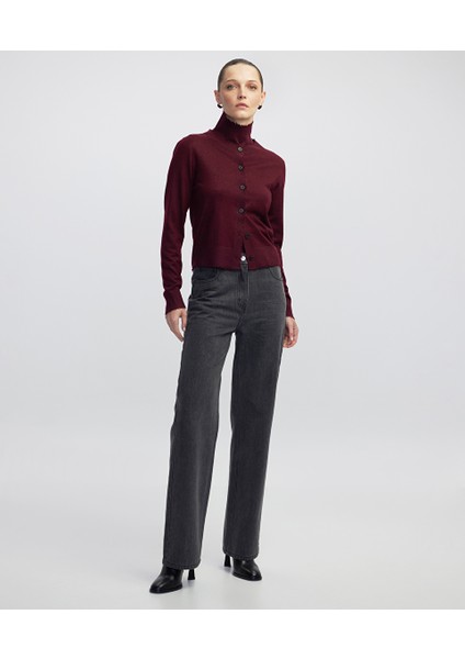 Hotfix baskılı raw edge hırka IW6250050097035 fiyatları