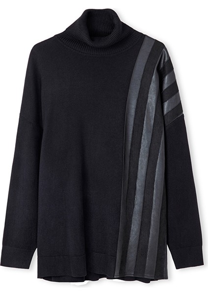 Kontrast dokulu oversize triko IW6250050206001