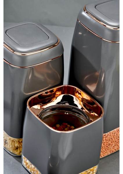 3’lü Tuşlu Vakumlu Kavanoz Seti 1800 ml – 1500 ml – 1300 ml Hava Geçirmez Saklama Kabı fırsatları