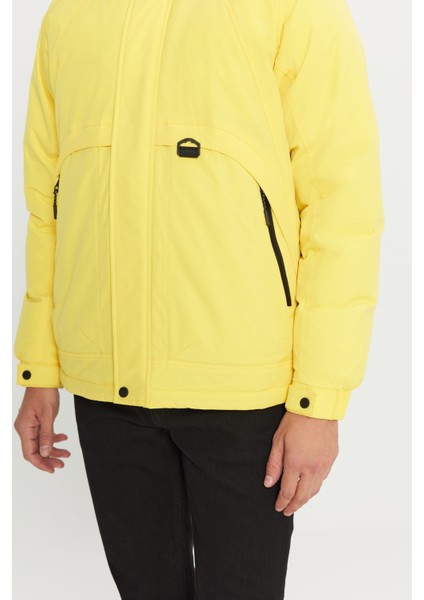 Standart Fit Normal Kesim Kapüşonlu Dik Yaka Yan Cepli Casual Mont indirimleri