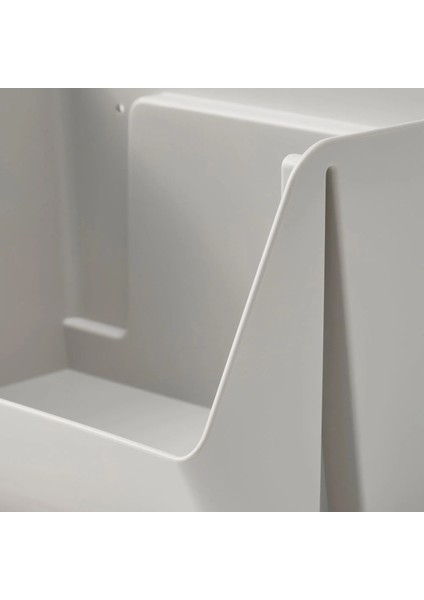 Fodertrag Masa Duvar Düzenleyici Açık Gri 25 x 18 x 15 cm