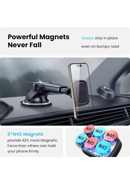 Vantuzlu Araç Içi Telefon Tutucu Mıknatıslı Araç Içi Telefon Tutucu modelleri