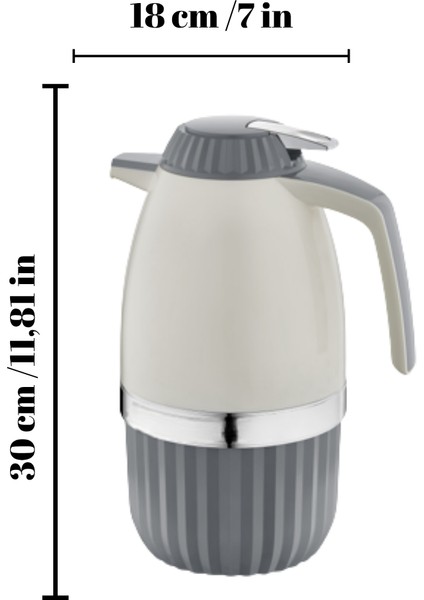 2 Litre Çift Katmanlı Termos | Isıya Dayanıklı Paslanmaz | Piknik Kamp Ofis Ev Kullanımı