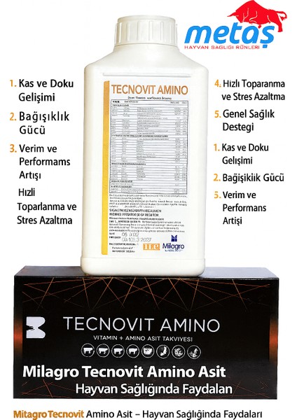 Tecnovit Amino modelleri