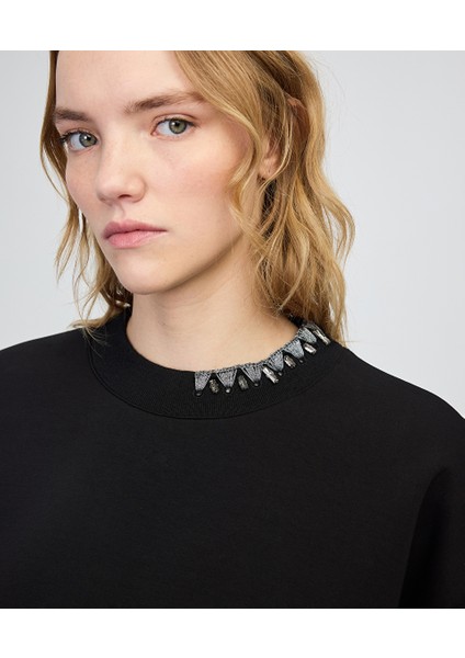 Işlemeli Sweatshirt IW6250091054001 fiyatları