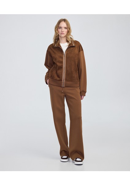 Üç boyutlu monogram nakışlı sweatshirt IW6250091059021 fırsatları