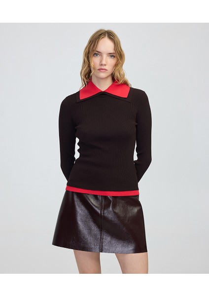 Çift parça görünüm colorblock triko IW6250050453074 fiyatları