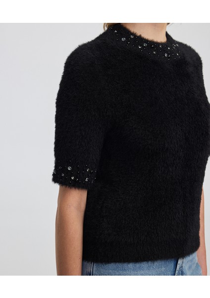 Karma aksesuarlı triko IW6250050382001 fırsatları