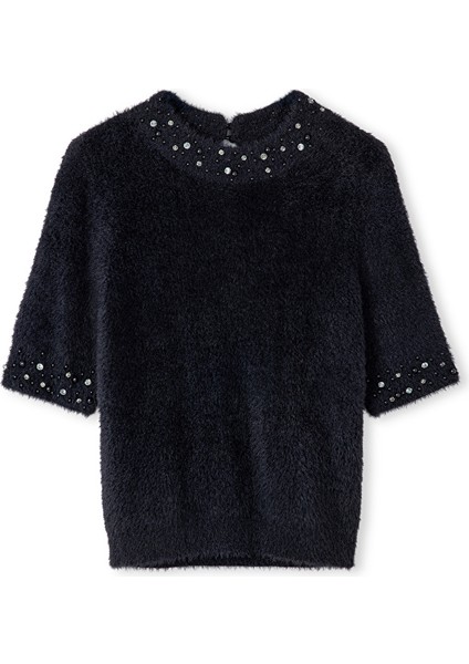 Karma aksesuarlı triko IW6250050382001 indirimleri