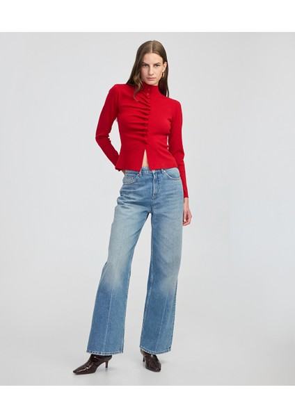 Volanlı dar kesim triko IW6250050034034 fırsatları