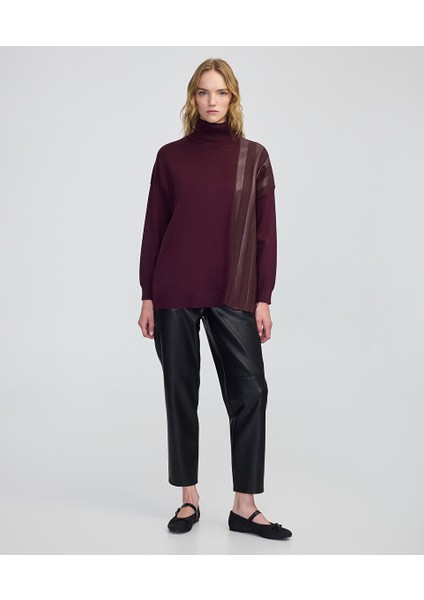 Kontrast Dokulu Oversize Triko IW6250050206008 fırsatları