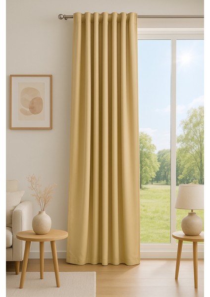 Diego Blackout Fon Perde Hardal 140X270