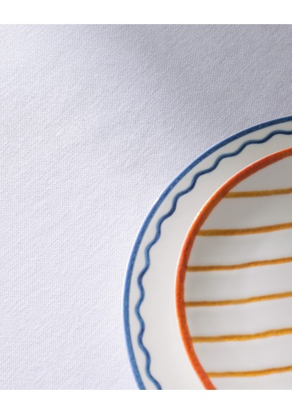 Albe Polycotton Masa Örtüsü - Yeşil/Beyaz - 150x150 cm fırsatları