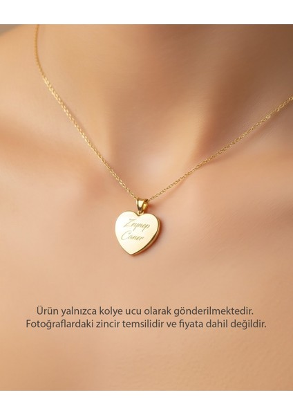 Fotoğraflı Açılabilir Kalp 14 Ayar Altın Kolye Ucu fırsatları