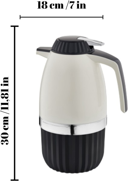 2 Litre Çift Katmanlı Termos | Isıya Dayanıklı Paslanmaz | Piknik Kamp Ofis Ev Kullanımı