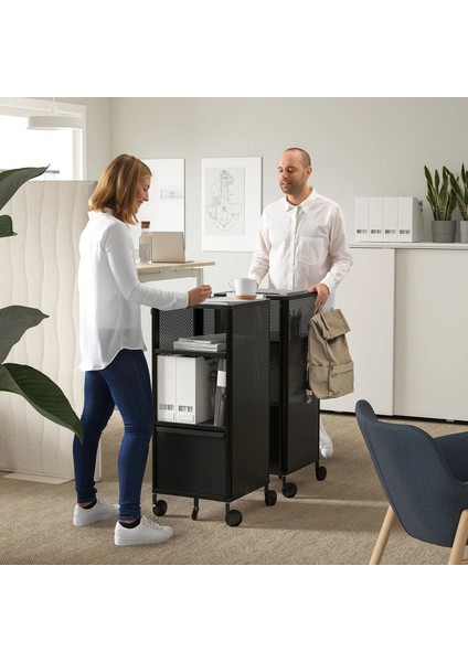 Bekant Ofis Dolabı Siyah 41 x 101 Cm modelleri