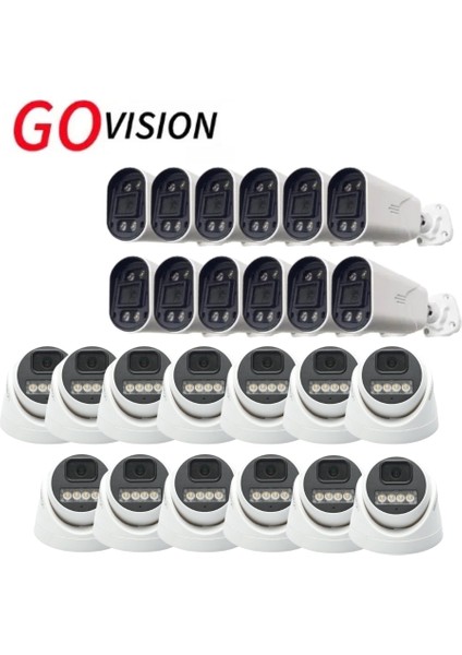 25 Adet 2mp Ahd Güvenlik Kamerası – Full Hd, Gece Görüşlü