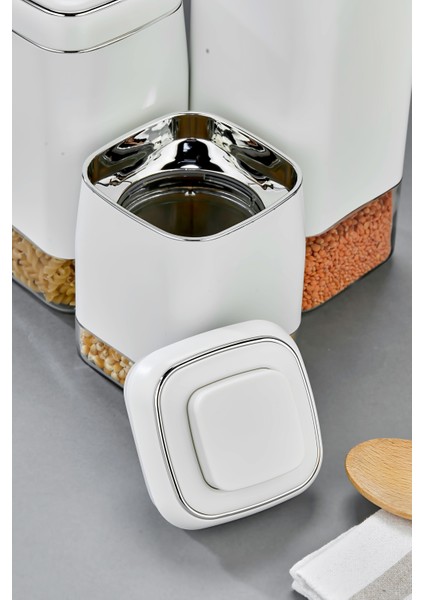 3’lü Tuşlu Vakumlu Kavanoz Seti 1800 ml – 1500 ml – 1300 ml Hava Geçirmez Saklama Kabı fırsatları