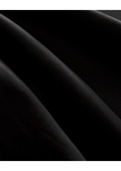 Ciel Çift Kişilik %100 Pamuk Lastikli Saten Çarşaf - Siyah indirimleri