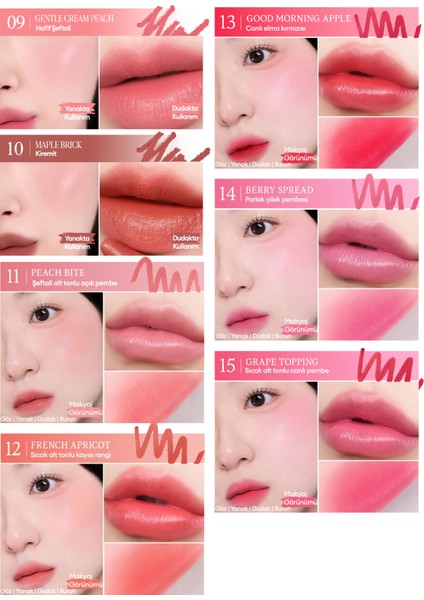 Kremsi, Kalem Şeklinde Renkli Dudak Balmı & Kalemtıraş CLIO Butter Balm Crayon 001 Pink Poster