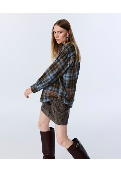 EKOSE DESEN SLOGAN BASKILI GÖMLEK TW6250025117074 fiyatları