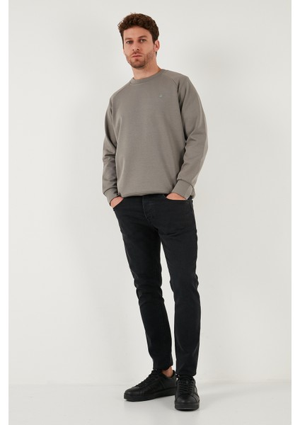 Streç Pamuklu Relaxed Fit Bisiklet Yaka 2'li Paket Sweat Erkek Sweat 5901210S2 fırsatları