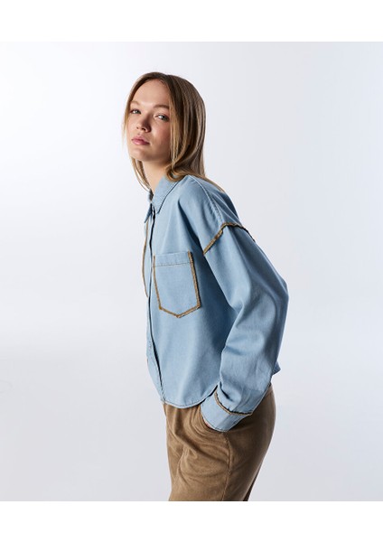 KONTRAST DİKİŞLİ GÖMLEK TW6250025198089 fiyatları