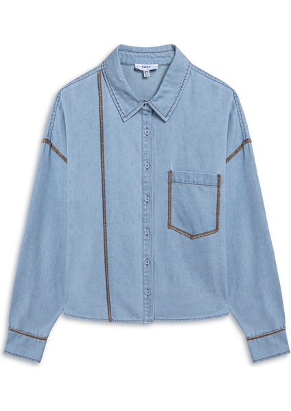 KONTRAST DİKİŞLİ GÖMLEK TW6250025198089 indirimleri