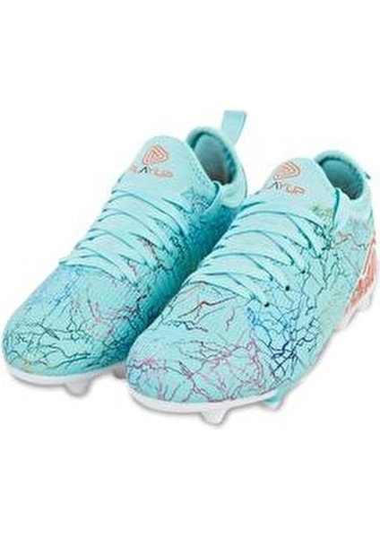 Mk 242 129 Mint Erkek Çim Zemin Krampon Mavi Renkli Desenli Tasarım