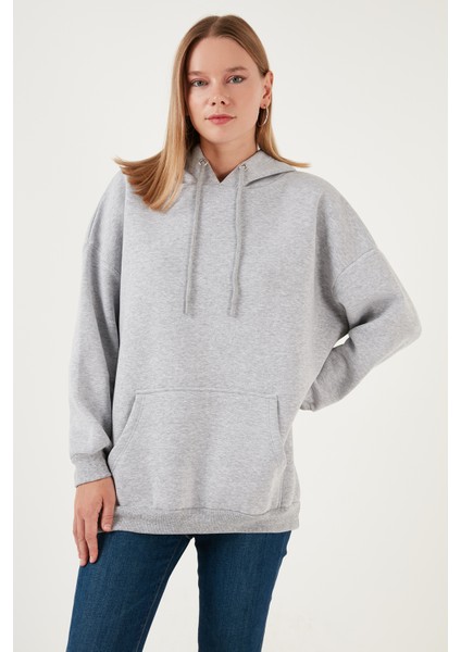 Regular Fit Pamuklu Kapüşonlu Yaka Şardonlu Kışlık 2'li Paket Sweat Bayan Sweat 5863854S2 fiyatları