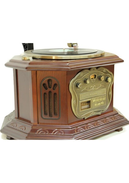 Gramofon Elektronik Plak Çalar CD Player Radyo Kasetçalar USB C0099 fırsatları
