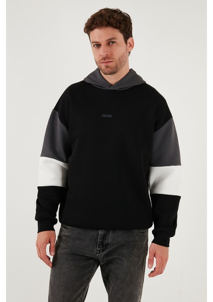 Pamuklu Relaxed Fit Kapüşonlu Içi Tüylü Yumuşak Şardonlu 2' Li Paket Sweat Erkek Sweat 5905299S2 modelleri