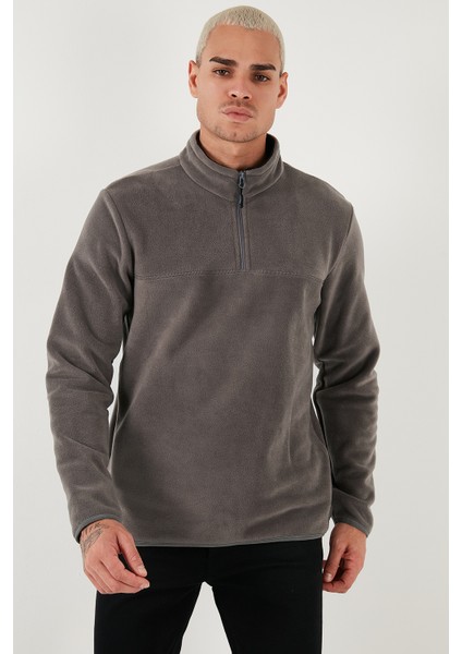 Regular Fit Anti-Pilling Tüylenme Yapmayan Dik Yaka Şardonlu 2'li Paket Polar Erkek Polar 5896700S2 fiyatları