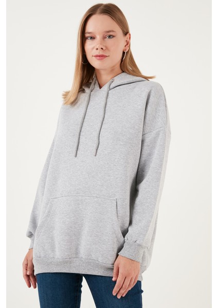 Regular Fit Pamuklu Kapüşonlu Yaka Şardonlu Kışlık 2'li Paket Sweat Bayan Sweat 5863854S2 fiyatları